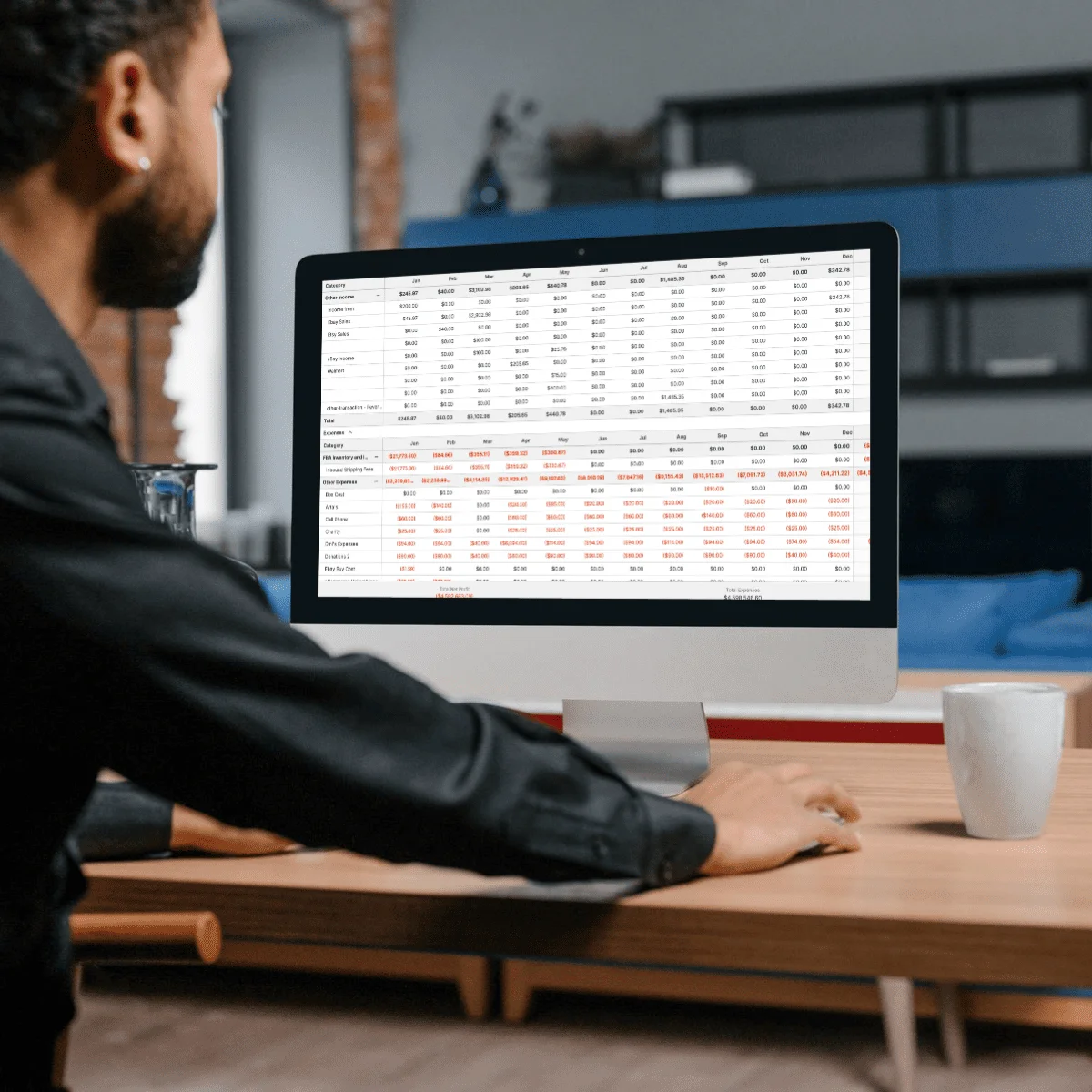 Private label and wholesale seller reviewing supplier-level profit