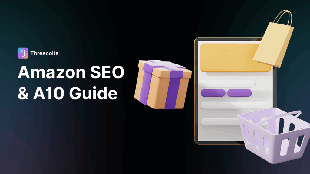 Amazon SEO A10 Guide - Shopping icons representing Amazon sales