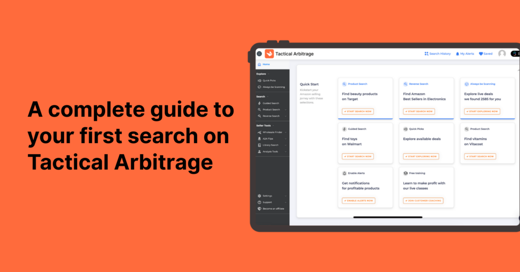 Ultimate guide to tactical arbitrage - The dashboard for the Tactical Arbitrage software
