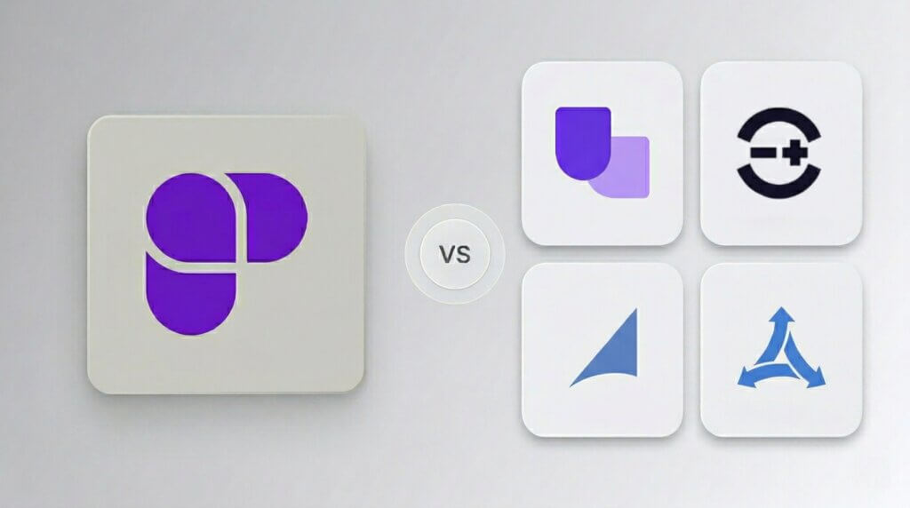A Rithum logo on the left pitted against ChannelAdvisor alternatives: logos for CedCommerce, Linnworks, SellerCloud, and ChannelEngine